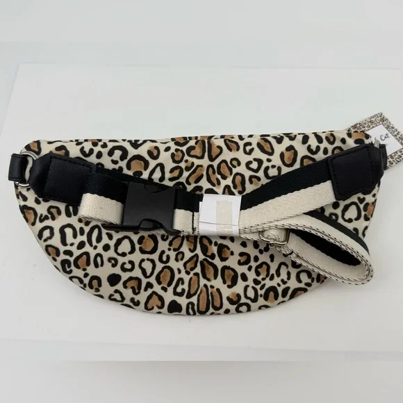 Brighton NEW with Tag Wild Cat Belt Bag Leopard Print Fanny Pack Belt Bag NWT - Picture 4 of 8